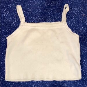 brandy Melville light yellow tank top